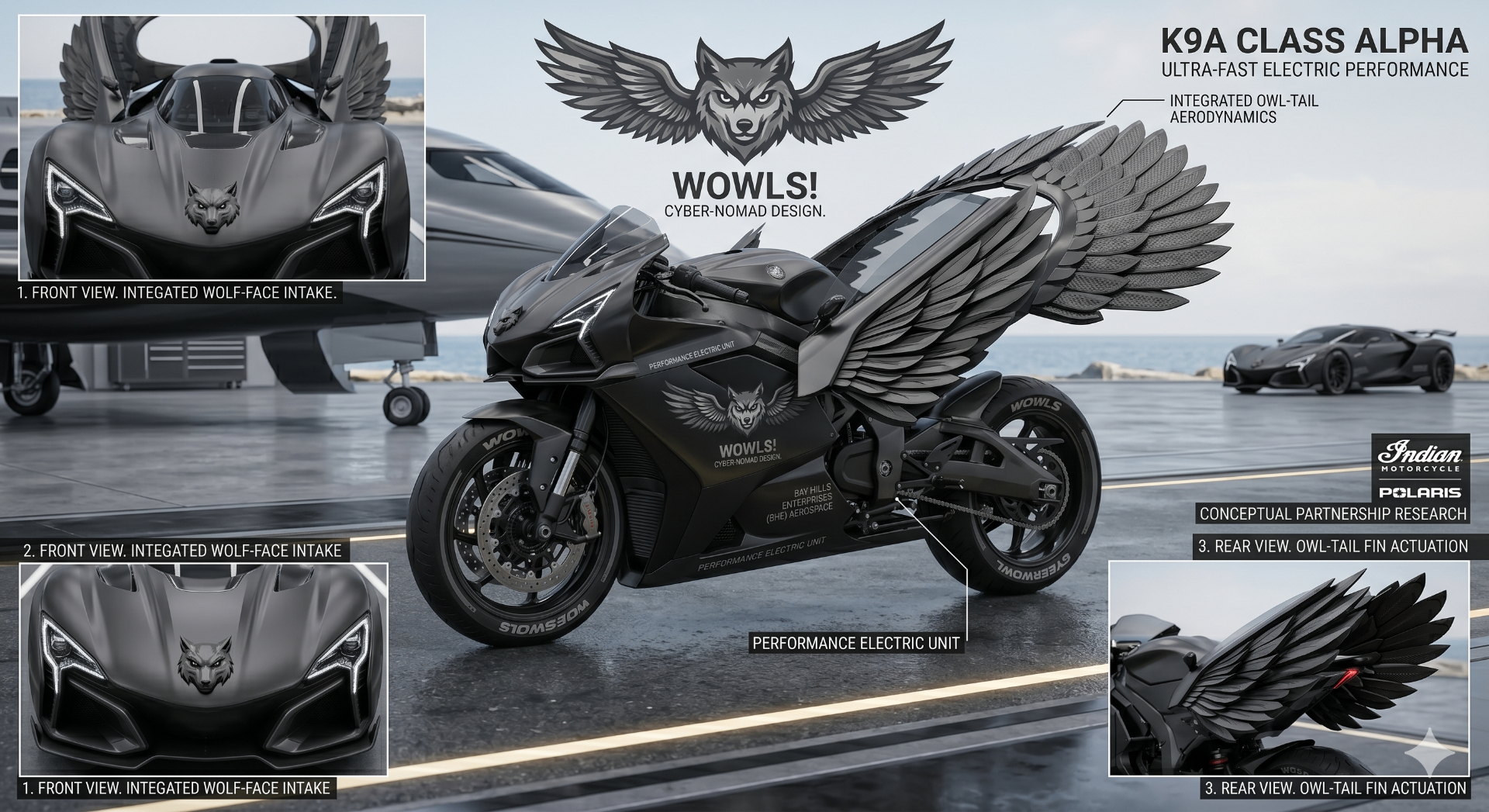 Superintelligent Electric Motorcycle